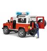 Land Rover Straż pożarna z figurką i modułem Bruder 02596