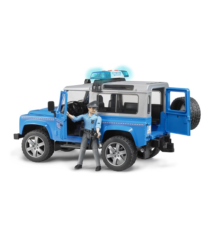 Land Rover Policyjny z figurką Bruder 02597