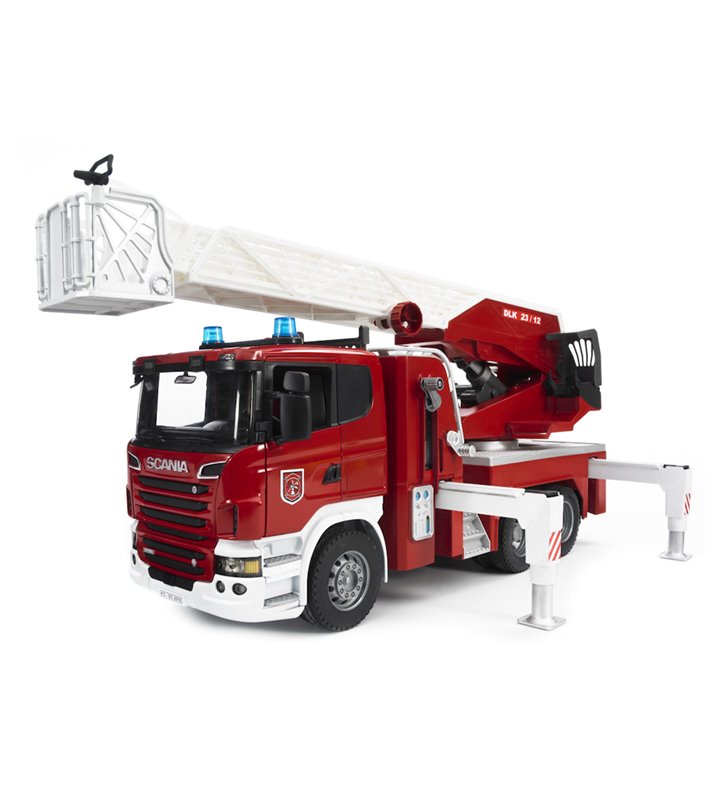 Scania R Straż pożarna z pompą wodną i modułem Bruder 03590