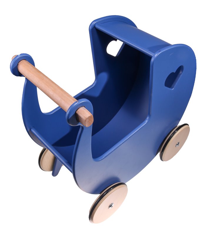 Wózek dla lalki Niebieski marynarski Moover 880138