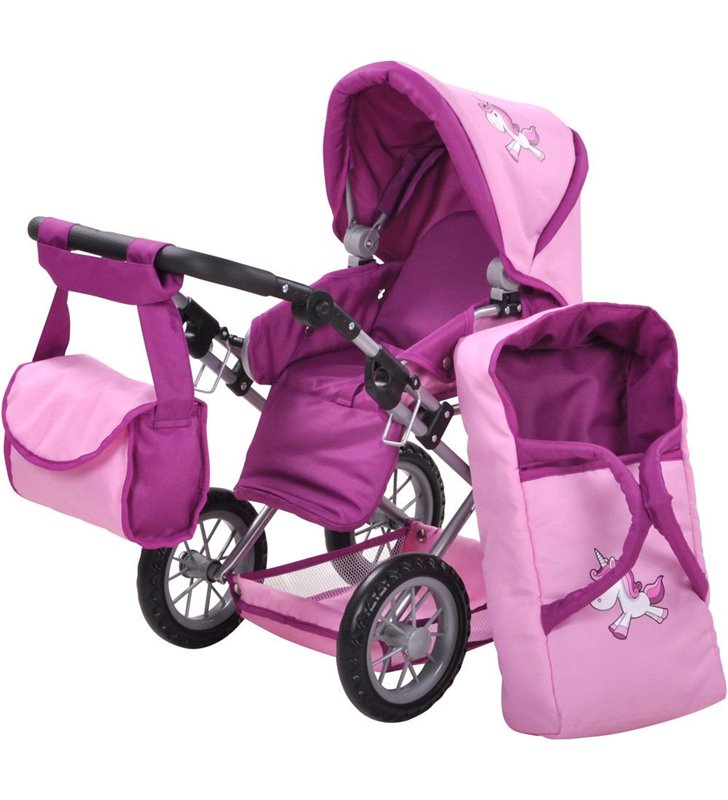 Różowy wózek dla lalek Ruby Knorr Toys 63172