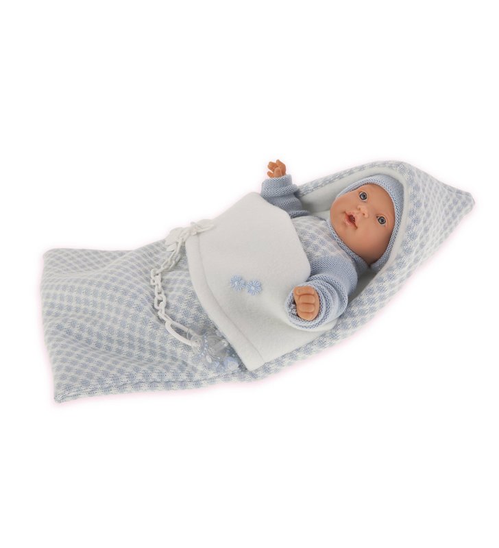 Lalka Kika 27 cm niebieska Antonio Juan 1115