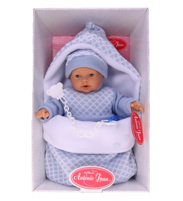 Lalka Kika 27 cm niebieska Antonio Juan 1115