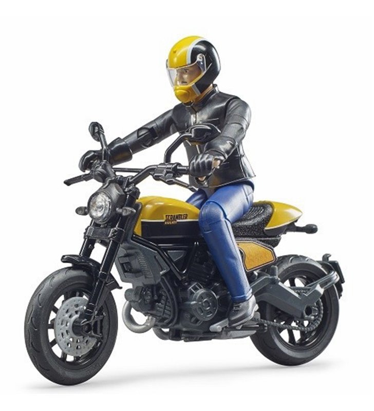Motocykl Scrambler Ducati z figurką Bruder 63053