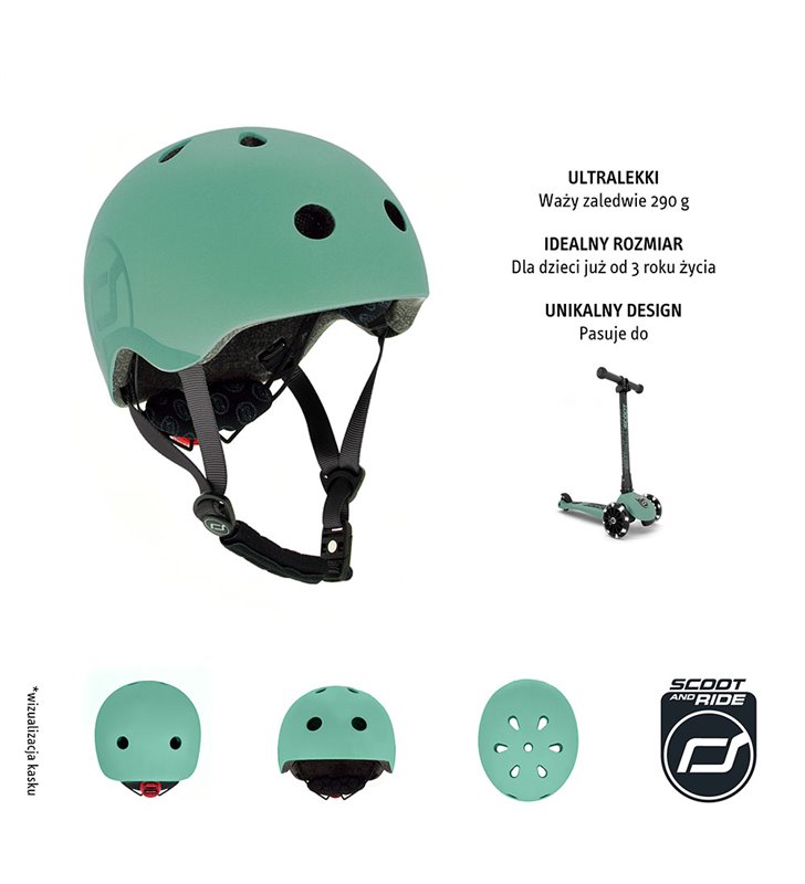 Kask dla dzieci S-M Forest Scoot and Ride 96366
