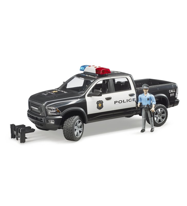 Dodge RAM 2500 Power Wagon policyjny z figurką policjanta Bruder 02505