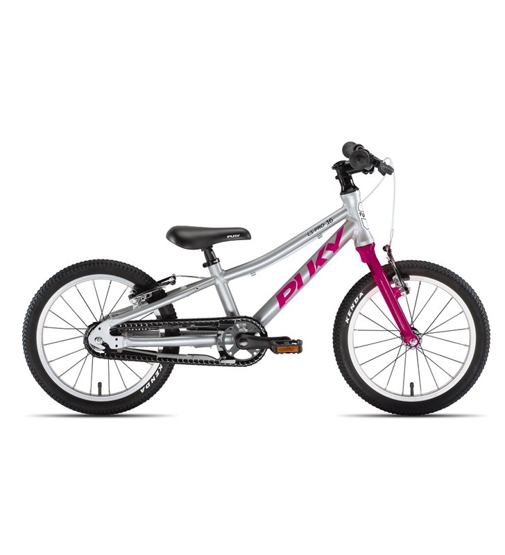 Szaro-wiśniowy rower dziecięcy Puky LS-Pro ZL16 Alu 4415