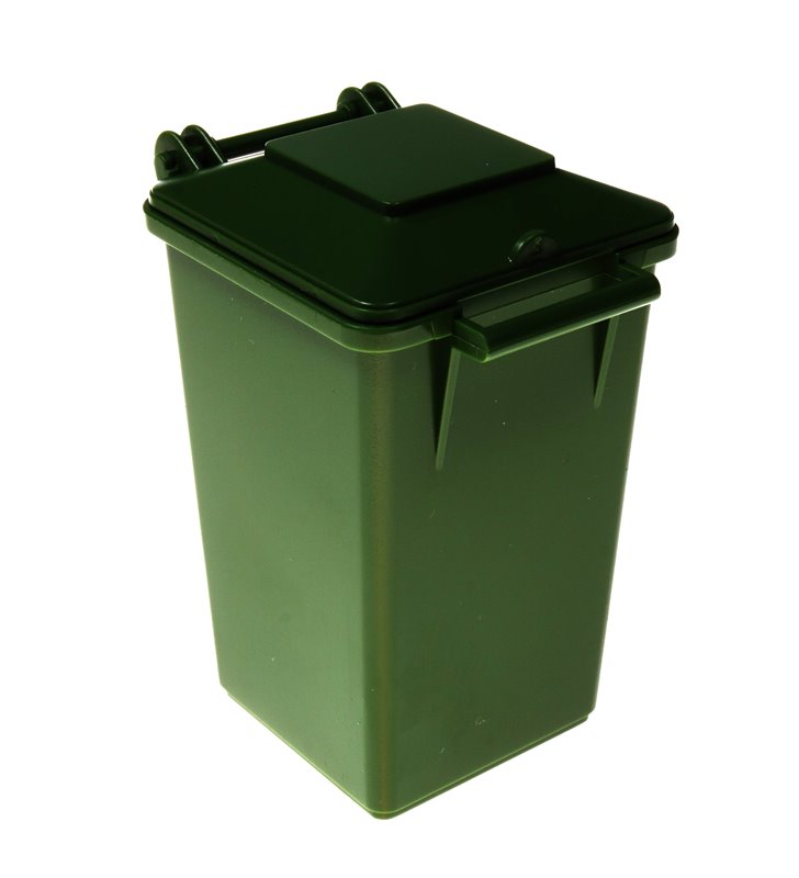 Zielony pojemnik na śmieci Bruder 42639