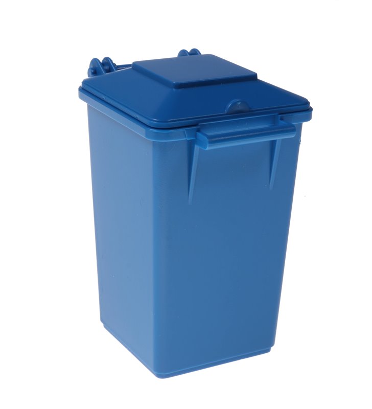 Niebieski pojemnik na śmieci Bruder 42640