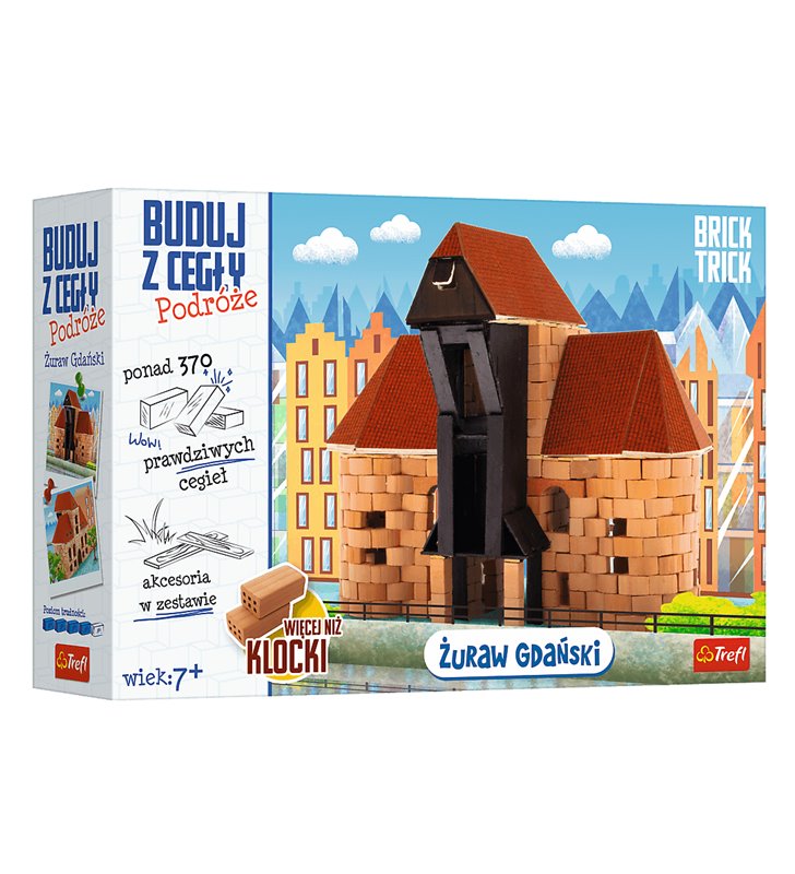 Klocki Brick Trick Żuraw Buduj z cegły Trefl 61385