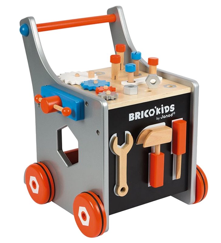 Wózek Brico 'Kids warsztat z narzędziami Janod 06478