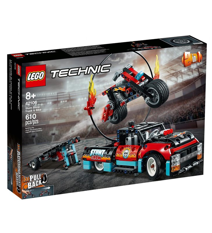 LEGO Technic Furgonetka i Motocykl kaskaderski 42106