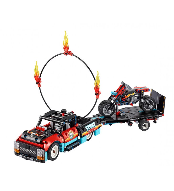 LEGO Technic Furgonetka i Motocykl kaskaderski 42106