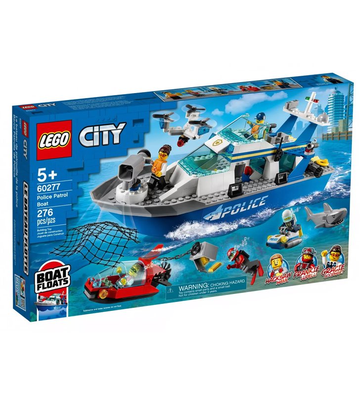 LEGO City Policyjna łódź patrolowa 60277