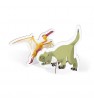 Puzzle edukacyjne z figurkami 3D Dinozaury Janod 02679