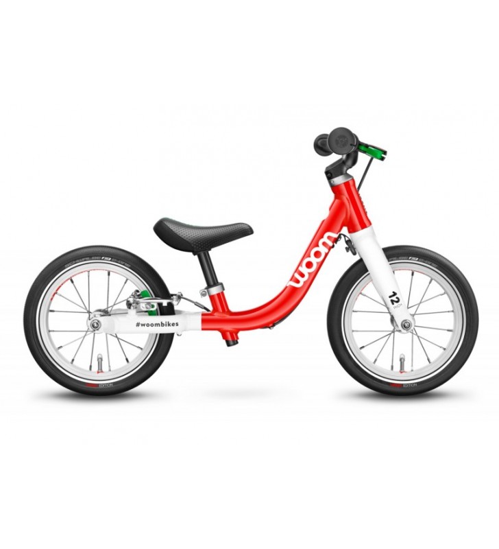 Czerwony rowerek biegowy woom 1 GB2C