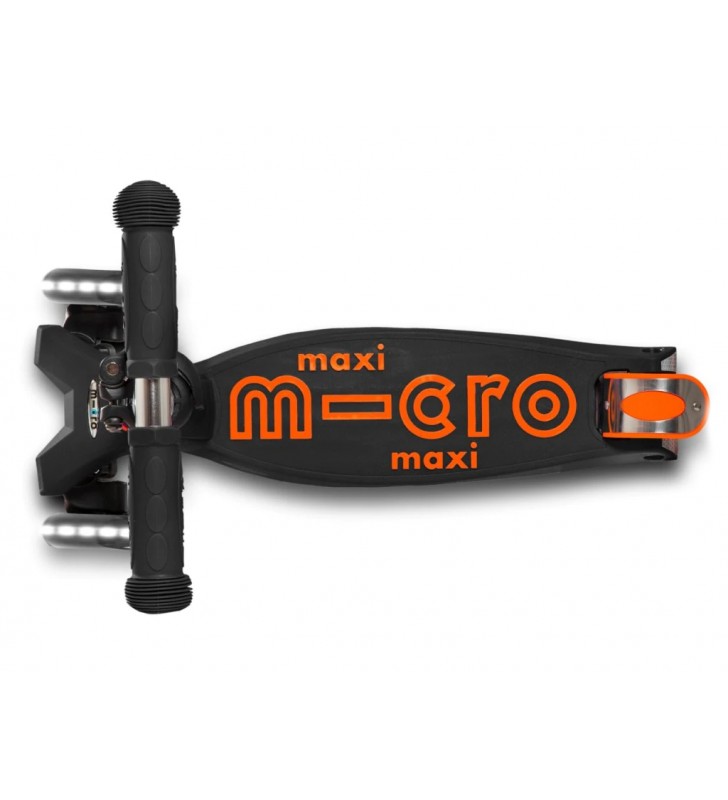 Hulajnoga Micro Maxi Deluxe LED Czarna MMD143
