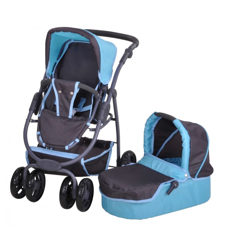 Niebieski wózek dla lalek Coco Knorr Toys 90780