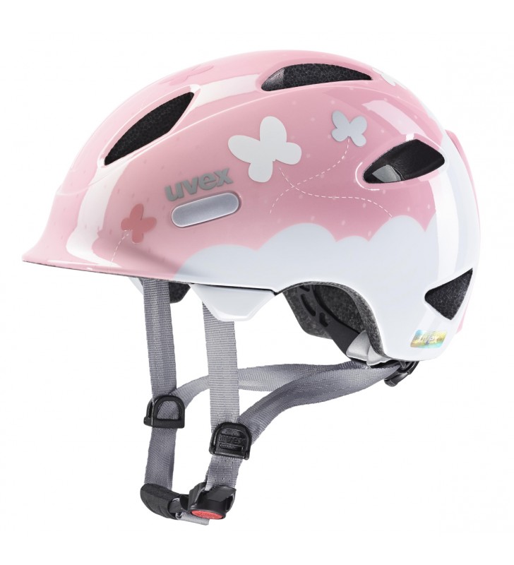 Kask rowerowy dziecięcy Uvex oyo style butterfly pink