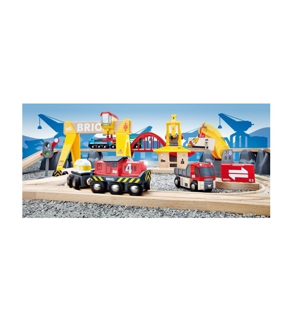 Kolejka drewniana Cargo Brio World 33097