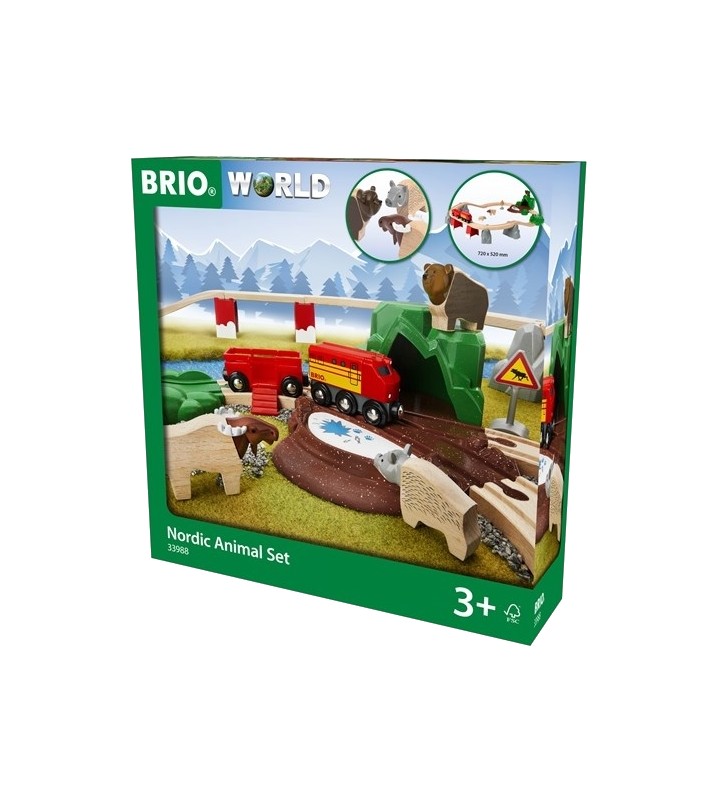 Kolejka ze zwierzętami Brio World 33988