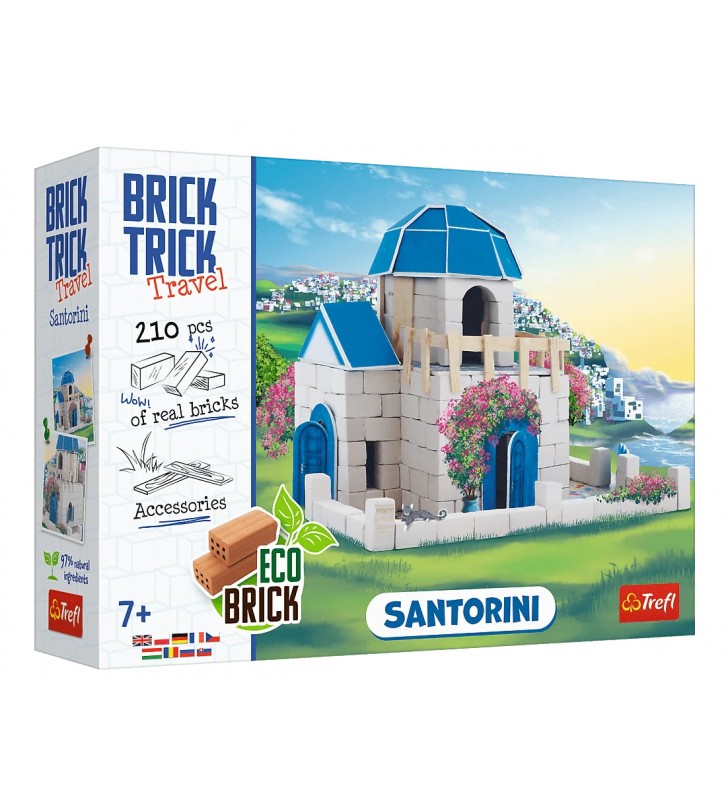 Klocki Brick Trick Travel Santorini Buduj z cegły Trefl 61611