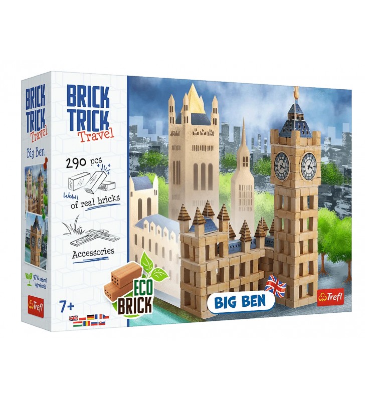 Klocki Brick Trick Big Ben Buduj z cegły Trefl 61552