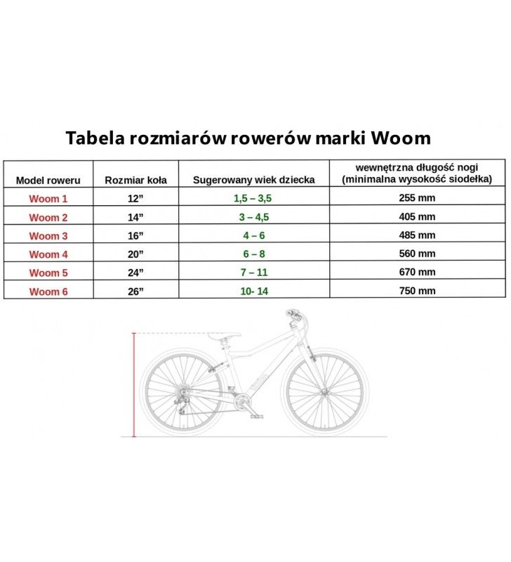 Granatowy rower dziecięcy woom 6 26 calowy