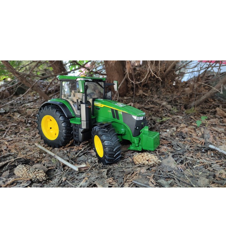 Traktor John Deere 7R 350 z ładowaczem i przyczepą Bruder 03155