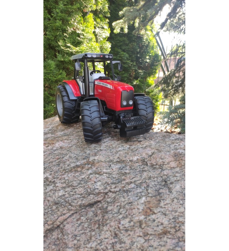 Traktor Massey Ferguson z przyczepą wywrotką Bruder 02045