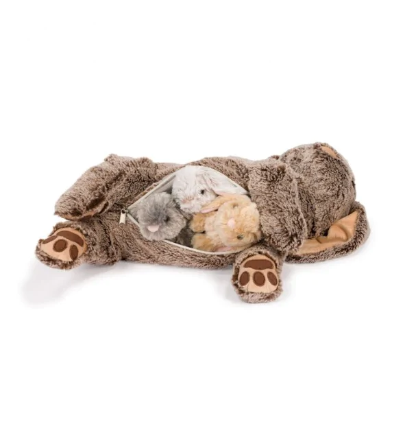 Królik mama z 3 młodymi królikami Cozy Noxxiez FP503