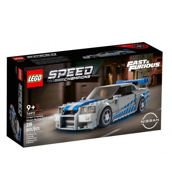 LEGO Speed Champions Nissan Skyline GT-R (R34) z filmu „Za szybcy, za wściekli” 76917