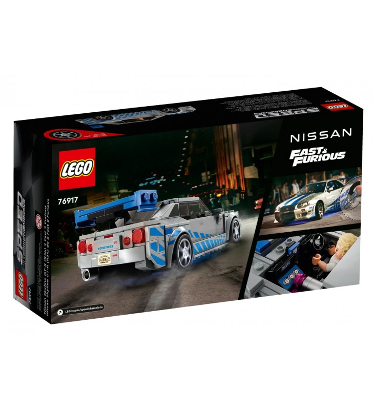 LEGO Speed Champions Nissan Skyline GT-R (R34) z filmu „Za szybcy, za wściekli” 76917