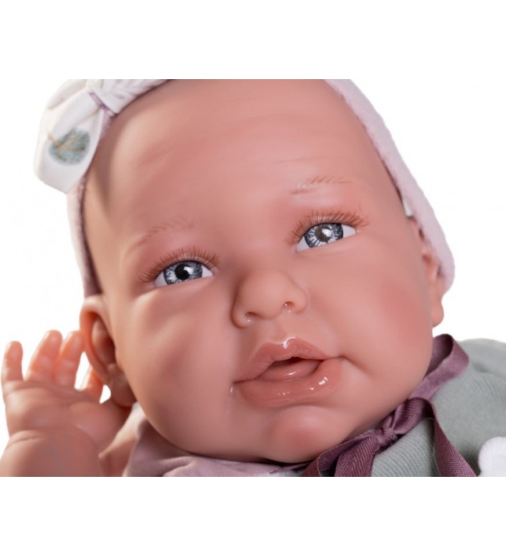 Lalka hiszpańska Daniela z maskotką 52 cm Reborn Antonio Juan 81393