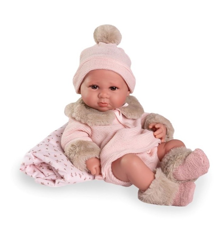 Lalka hiszpańska Luca 42 cm z kocykiem Antonio Juan 50422