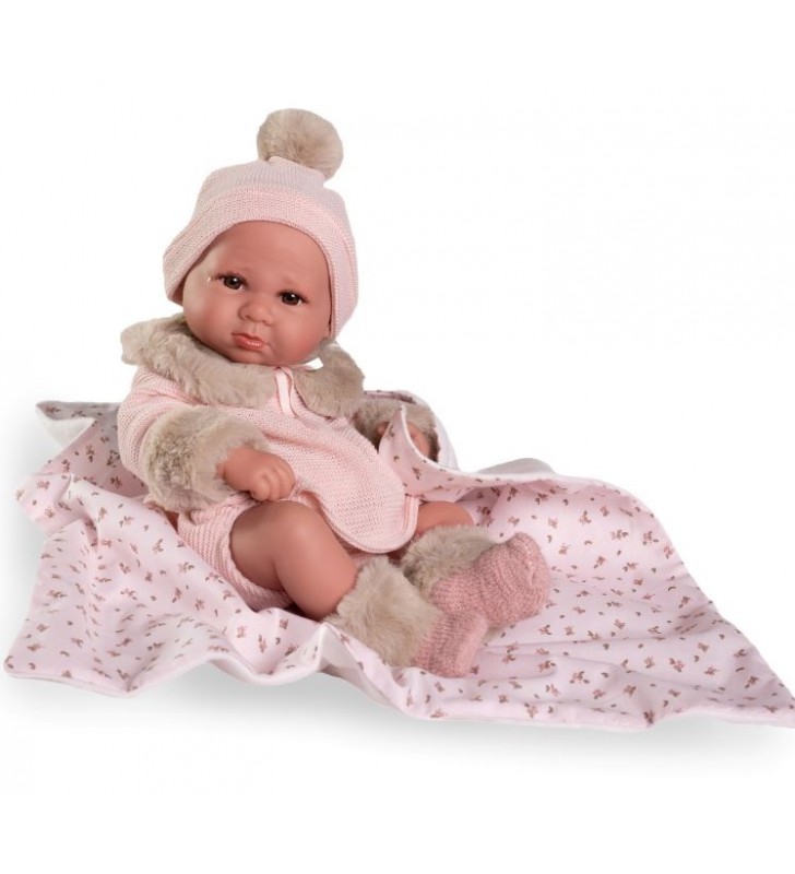 Lalka hiszpańska Luca 42 cm z kocykiem Antonio Juan 50422