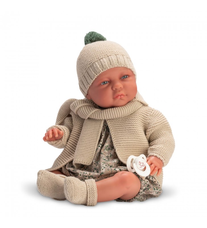 Lalka hiszpańska Reborn Javier chłopiec 46cm Asi 0497820