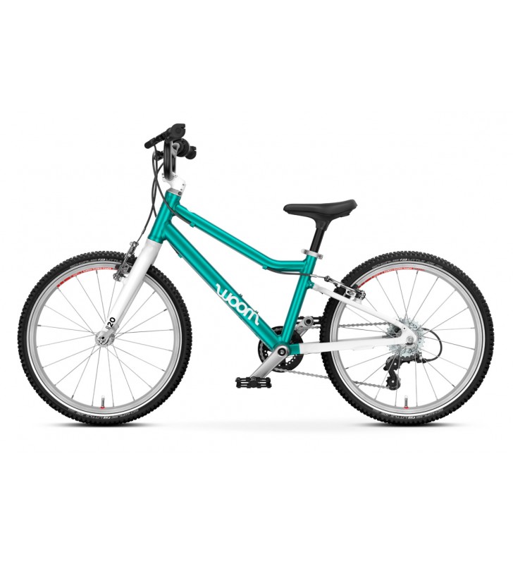 Rower dziecięcy woom 4 GO - Turkusowy - 20 calowy - z przerzutkami