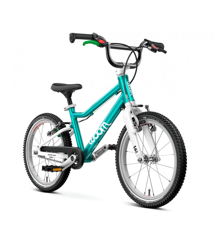 Rower dziecięcy woom 3 GO - Turkusowy - 16 calowy