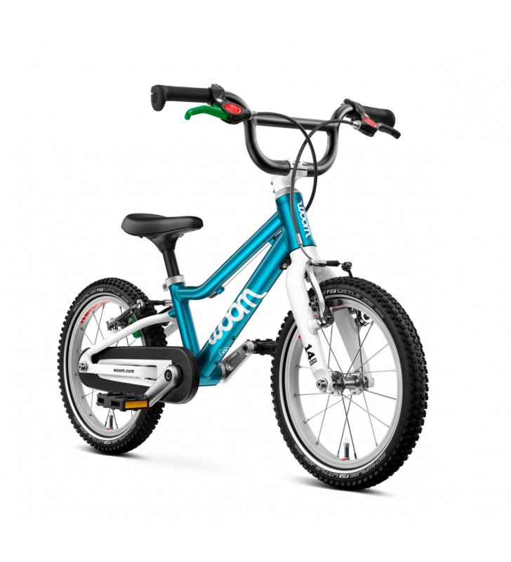 Rower dziecięcy woom 2 GO - Niebieski Metalik - 14 calowy