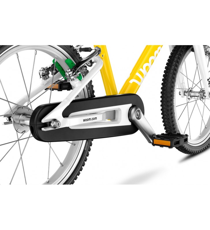 Rower dziecięcy woom 2 GO - Vibrant Yellow- 14 calowy