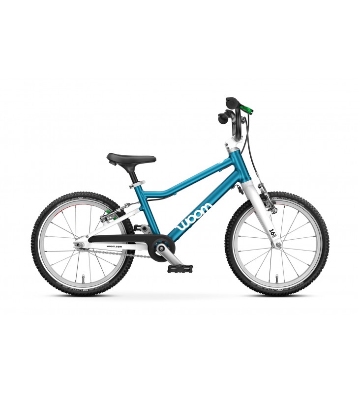 Rower dziecięcy woom 3 GO - Niebieski Metalik - 16 calowy