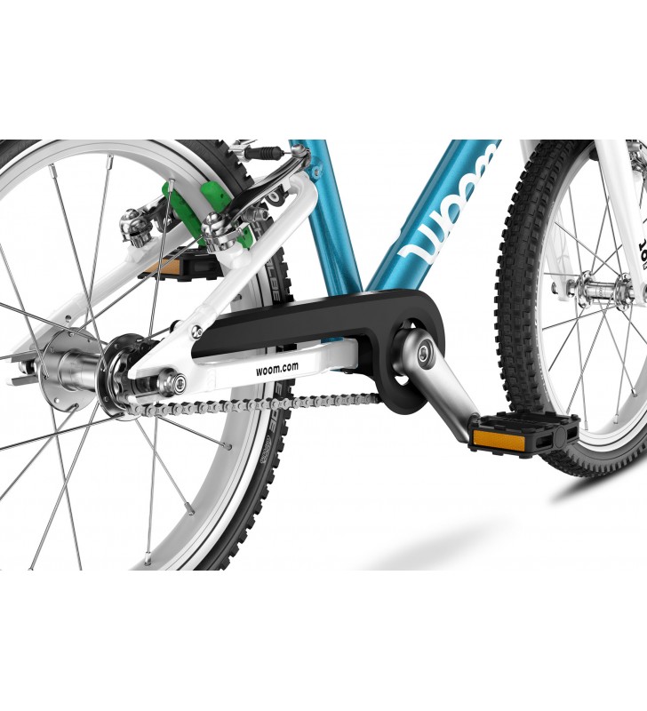 Rower dziecięcy woom 3 GO - Niebieski Metalik - 16 calowy