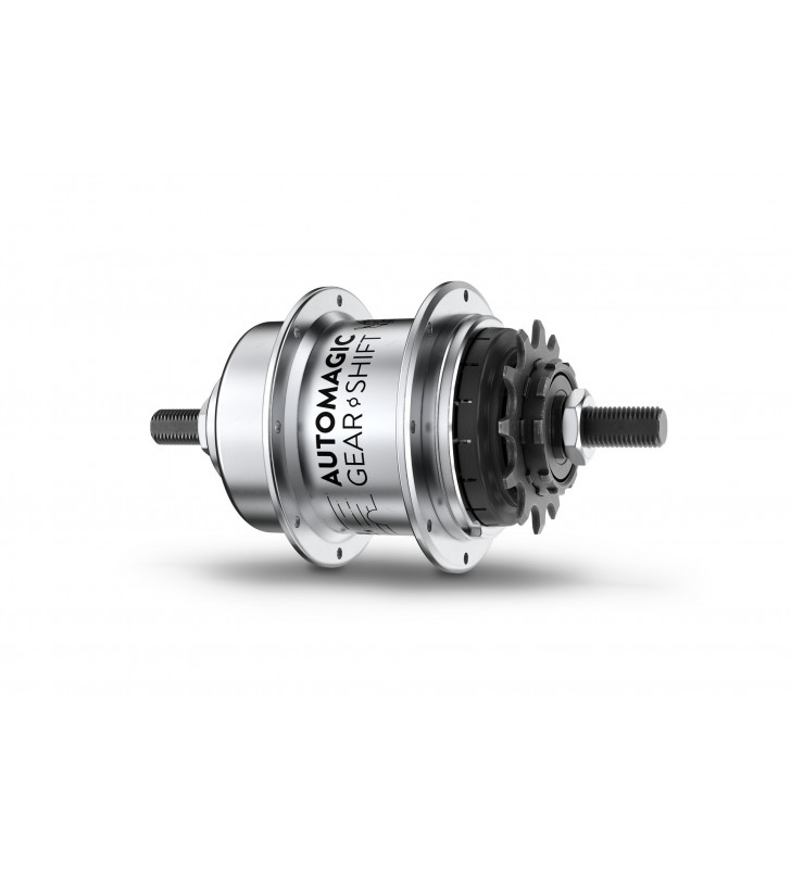 Rower dziecięcy woom 3 GO AUTOMAGIC - Niebieski Metalik - 16 calowy - z przerzutkami