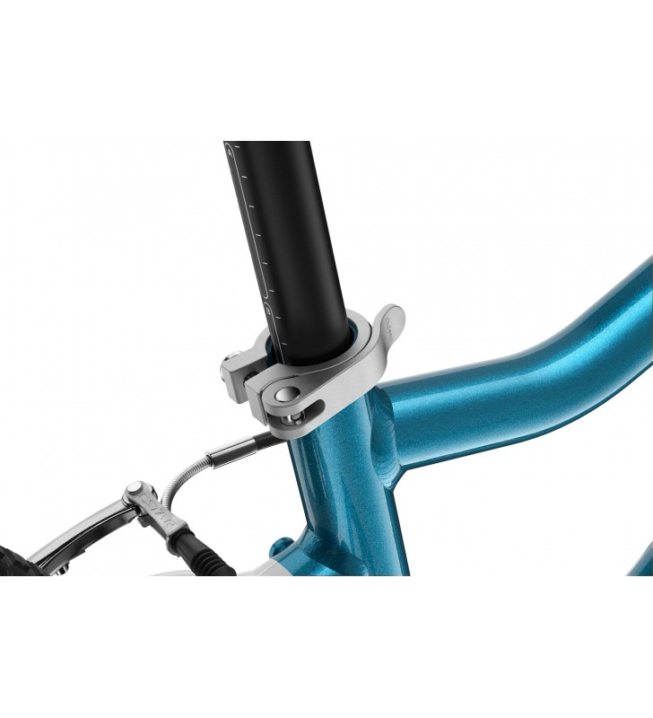 Rower dziecięcy woom 3 GO AUTOMAGIC - Niebieski Metalik - 16 calowy - z przerzutkami