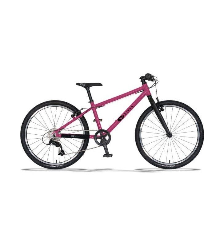 Rower dziecięcy KUbikes 24L MTB - różowy - 24 calowy - z przerzutkami