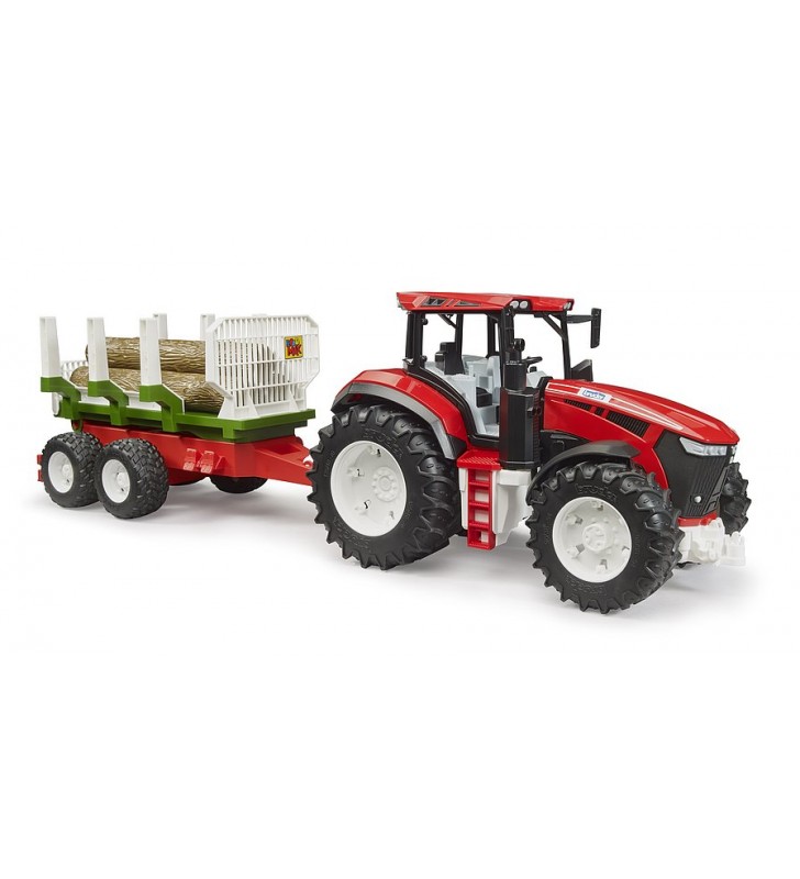 Traktor ROADMAX  z przyczepą do drewna Bruder 03453