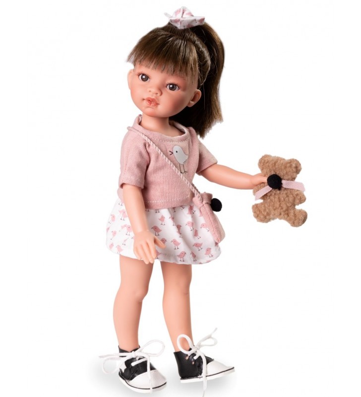 Lalka hiszpańska Emily 33cm z misiem maskotką Antonio Juan 25305