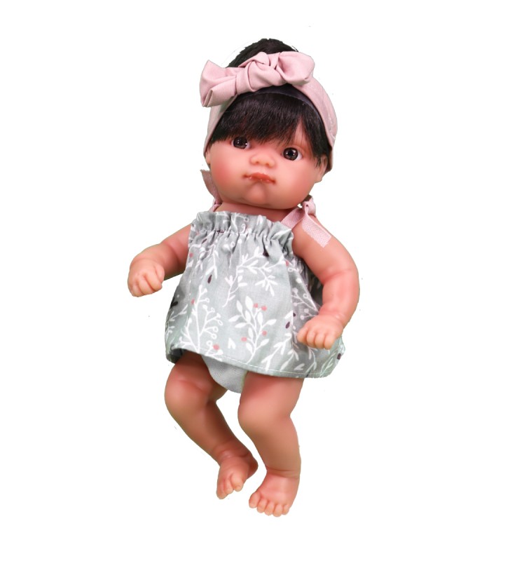 Lalka szatynka Mufly 21 cm w sukience Antonio Juan 85313_11