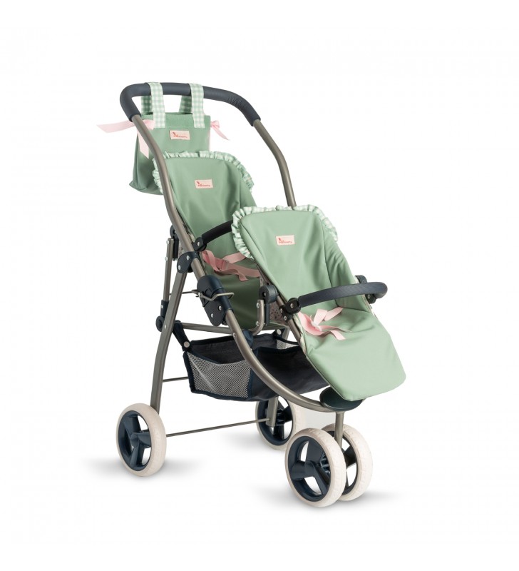 Wózek spacerówka podwójna dla lalek z kolekcji Cloe Asi 3712115